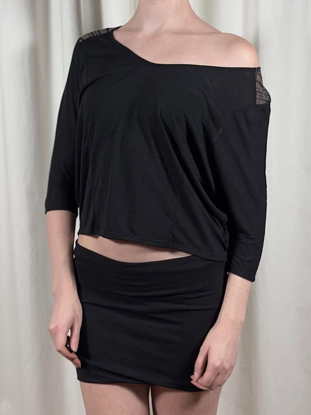 Mesh Back Slouchy Tee - Picture 3 of 7